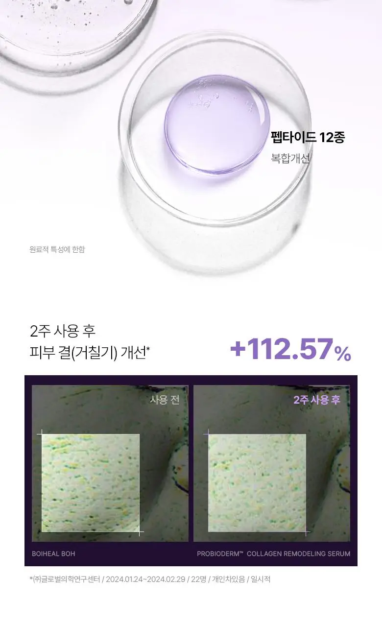 [모공고민] 바이오힐보 프로바이오덤 콜라겐 리모델링 세럼 30ml 더블기획 상세페이지 34
